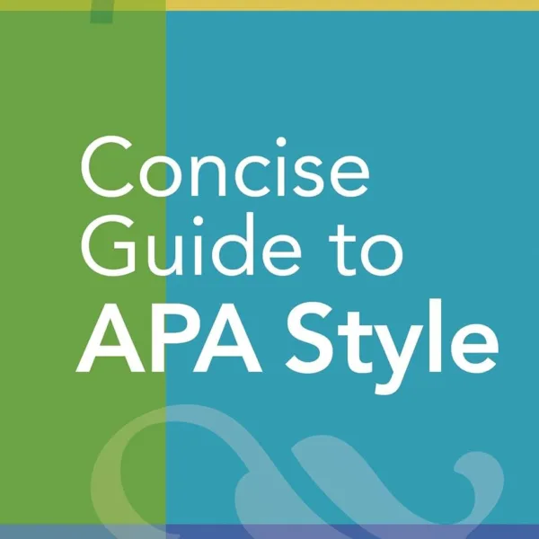 Concise Guide to APA Style